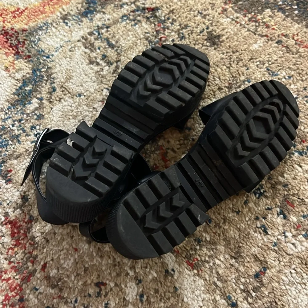 Nasty Gal Big You Up Platform Sandals